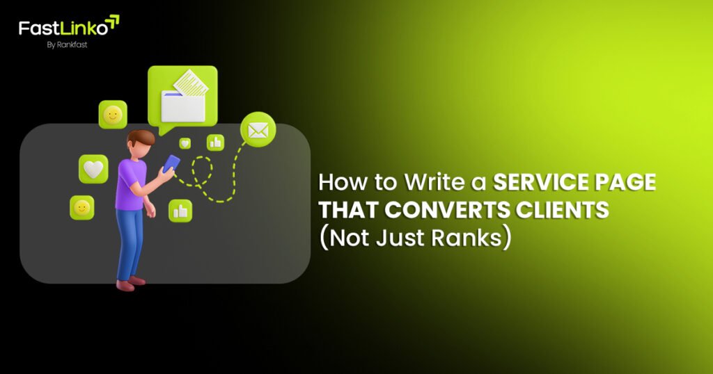 service page writing
