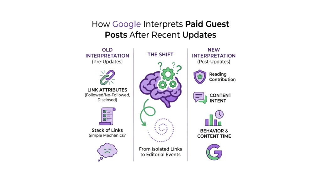 how google interprets paid guest post